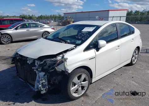 2012 Toyota Prius Five z USA, uszkodzony, nr VIN JTDKN3DU1C5451017